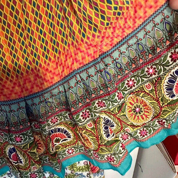 Zavora Beaded Maxi Dress
Tanvi Kedia Anthropologie sz Small beaded Silk Maxi - Picture 7 of 12